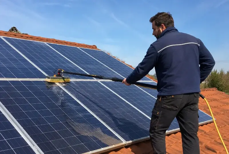 Nettoyage et entretien de panneaux solaires à Surin